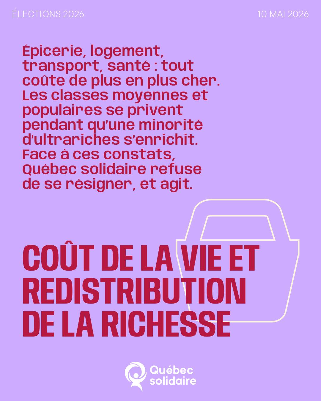 Cout de la vie